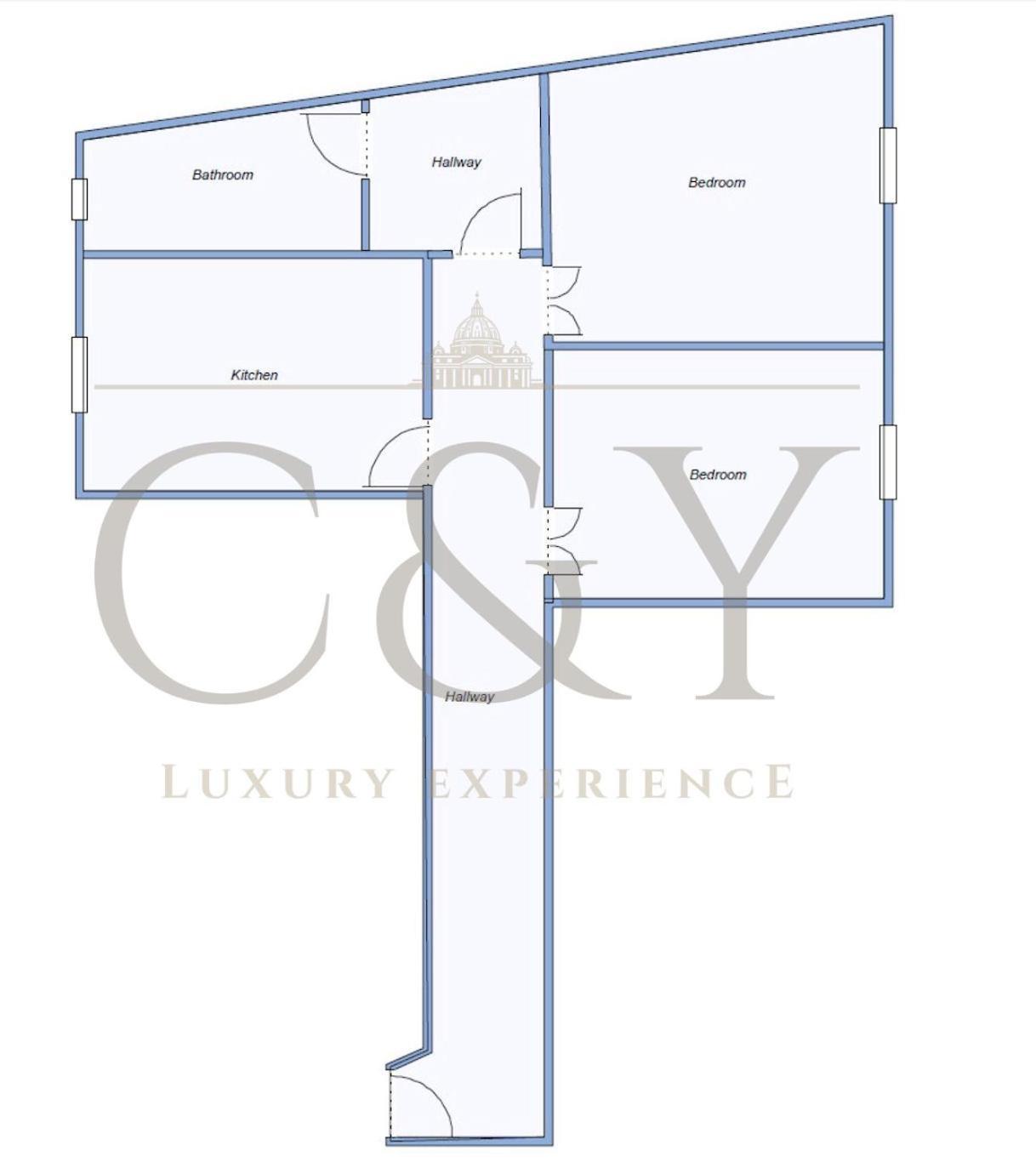 C&Y Apartments - Roma Prati - Luxury Double Studio With Kitchen Esterno foto